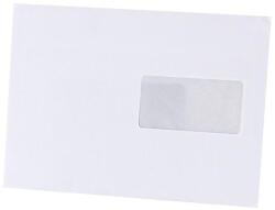 Bluering Boríték LC/5 szilikonos bélésnyomott jobb ablakos 45x90mm 162x229mm J20A60 Bluering® fehér - suplix