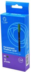 BLUERING Rostirón, tűfilc alkoholos 1mm, OHP Bluering® M zöld - suplix