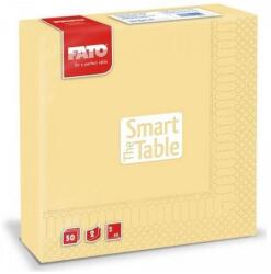 FATO Szalvéta 2 rétegű 1/4 hajtású 33 x 33 cm 50 lap/csomag Smart Table Fato_82621100 pezsgő