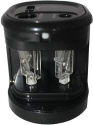 EAGLE Hegyező asztali 2 lyukú elektromos elemes EG5161 Eagle fekete