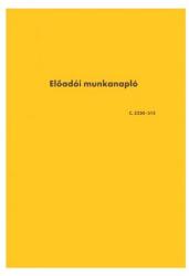 Bluering Előadói munkanapló A4, álló 20lapos füzet C. 5230-315 Bluering®