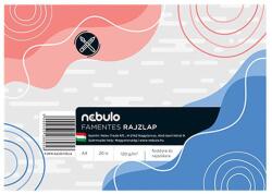 Nebulo Rajzlap famentes A4, papírszalagos 10 ív/csomag, Nebulo - suplix