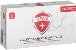 Gumikesztyű latex púderes L 100 db/doboz_AEGIS - suplix