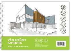 BLUERING Vázlatfüzet FAMENTES B/5 32 lap 120gr. Bluering - suplix