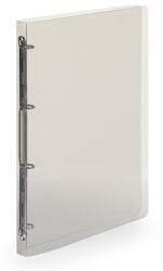 KARTON P+P Gyűrűskönyv A4, 4 gyűrűs 2cm gerinc áttetsző PP, Karton P+P Lines füst - suplix