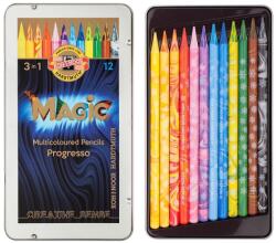 ICO Színes varázsceruza készlet famentes PROGRESSO MAGIC 8772 KOH-I-NOOR 12 klf. szín