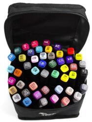  Kétvégű kreatív marker készlet, 48 klf. szín - suplix