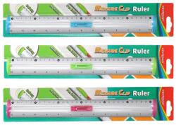Keyroad Vonalzó 30 cm, fém Keyroad Measure Clip vegyes színek - suplix