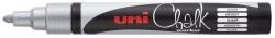 uni Krétamarker folyékony 1, 8-2, 5mm, Uni-Posca PWE-5M ezüst - suplix