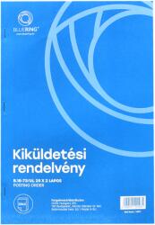 Bluering Kiküldetési rendelvény a hivatali, üzleti utazás költségtérítéshez A4, álló 25x2lapos B. 18-73/UJ Bluering®