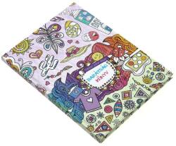 Realsystem Színezd a napod barátságkönyv 145x192mm, lila Realsystem - suplix