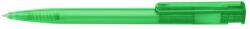 ICO Golyóstoll nyomógombos 0, 8mm, műanyag transparens zöld test, Ico Star, írásszín zöld - suplix