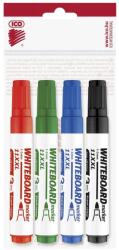 ICO Táblamarker készlet, 3mm, kerek Ico 11XXL, 4 klf. szín - suplix