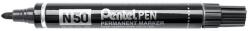 Pentel Alkoholos marker fém testű 4, 3mm kerek hegyű N50-AE Pentel Extreme fekete - suplix