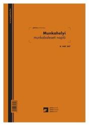  Munkahelyi munkabaleseti napló 24 lapos füzet A/4 álló B. VALL. 347 - suplix