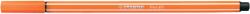 STABILO Rostirón, filctoll 1mm, M STABILO Pen 68 halvány narancssárga - suplix