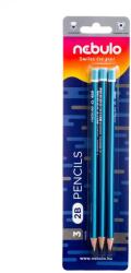 Nebulo Grafitceruza 2B, 3 db-os, Nebulo