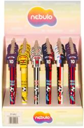 Nebulo Zseléstoll radírozható, nyomógombos, mezek, 36 db/display Nebulo - suplix