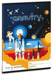 Ars Una Füzet iskolai A5, 32lap, kockás 27-32 Ars Una GRAVITY 10db/csomag