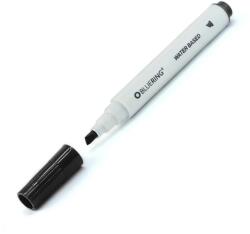 BLUERING Flipchart marker rostirón vizes vágott végű 1-4mm, Bluering® fekete