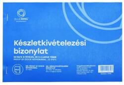 Bluering Készletkivételezési bizonylat anyag kivét A5 25x4lapos fekvő 12-114/V. 8 tételes Bluering® - suplix