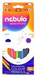 Nebulo Színes ceruza készlet, Nebulo 12 klf. szín - suplix