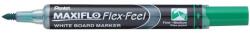 Pentel Táblamarker 1-5mm, hajlékony hegyű Pentel Maxiflo Flex Feel zöld - suplix