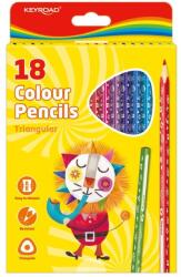 Keyroad Színes ceruza készlet háromszögletű Keyroad 18 klf. szín