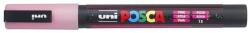 uni Dekormarker 0, 9-1, 3mm, Uni-Posca PC-3ML csillámló rózsaszín - suplix
