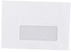 Bluering Boríték LC/6 enyvezett bélésnyomott jobb ablakos 35x90mm 114x162mm J28A20 Bluering® fehér - suplix