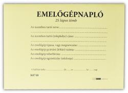  Emelőgépnapló 24 lapos A/5 fekvő K0748