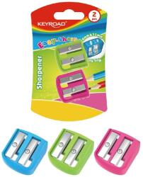 Keyroad Hegyező 2 lyukú 2 db/bliszter Keyroad Easy-sharp vegyes színek