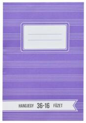 LYNX Füzet iskolai A5, 16lap, hangjegy 36-16 Lynx