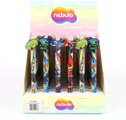Nebulo Zseléstoll radírozható, járművek, 36 db/display Nebulo - suplix