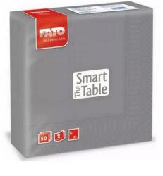 FATO Szalvéta 2 rétegű 1/4 hajtású 33 x 33 cm 50 lap/csomag Smart Table Fato_82623700 szürke