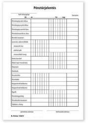 Bluering Pénztárjelentés A5, 25x2lapos B. KISKER. 104 Bluering® - suplix