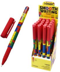 Vinson Golyóstoll kupakos, 0, 7mm Vinson A16 vegyes test displ 20 db/display - suplix