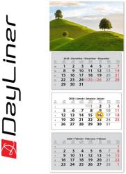 Dayliner Speditőr naptár 3 tömb, 3 hónap SP-30 330 × 760 mm, fehér lapokkal Hangulat Dayliner 2026 - suplix