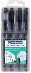 Centropen Alkoholos marker 1mm, CD/DVD Liner M Centropen 4606 4-es klt - suplix