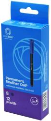 BLUERING Rostirón, tűfilc alkoholos 0, 4mm, OHP Bluering® S kék - suplix