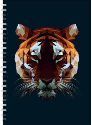 Dayliner Határidőnapló InSpiral A5 heti, fehér lapokkal Tiger Dayliner 2026 - suplix