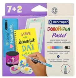 Centropen Dekormarker 1, 5mm, Centropen 2738 7+2-es készlet, - suplix