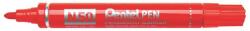Pentel Alkoholos marker fém testű 4, 3mm kerek hegyű N50-BE Pentel Extreme piros - suplix