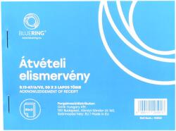 Bluering Átvételi elismervény A6, 50x3lapos B. 13-67/A/VX Bluering® - suplix