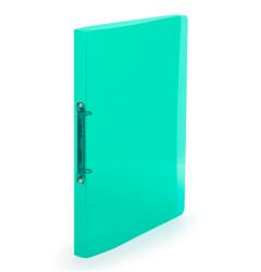 KARTON P+P Gyűrűskönyv A4, 2 gyűrűs 2cm gerinc áttetsző PP, Karton P+P Lines zöld - suplix