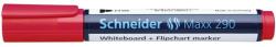 Schneider Tábla- és flipchart marker 2-3mm, kerek végű Schneider Maxx 290 piros - suplix