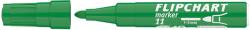 ICO Flipchart marker vízbázisú 3mm, kerek Artip 11 zöld