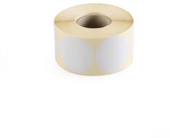  Etikett címke, 40mm, körcímke tekercses, 1000 címke/tekercs fehér