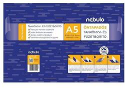 Nebulo Tankönyvborító, A5, 10ív/csomag, öntapadós, sima, Nebulo - suplix