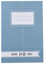 LYNX Füzet iskolai A5, 32lap, szótár 31-32 LYNX - suplix